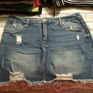 Denim skirt